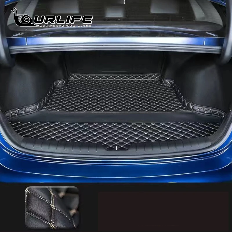 

leather car trunk mat For Kia K5 dl3 2020 2021 Accessories cargo liner accessories interior boot