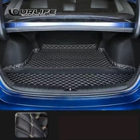 leather car trunk mat for kia k5 2020 2021 accessories cargo liner accessories interior boot