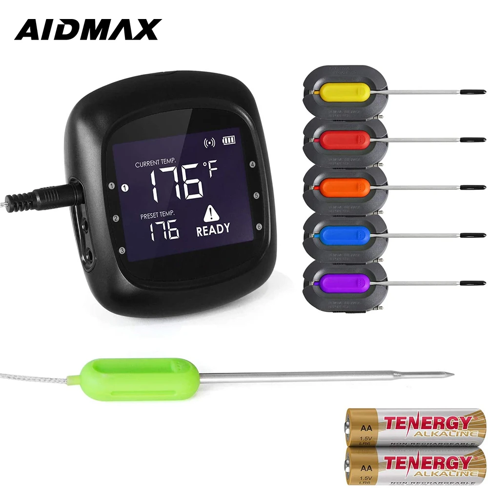 AidMax Pro05 Remote Wireless Bluetooth Oven Thermometer Temperature Probe For The Kitchen Convenience