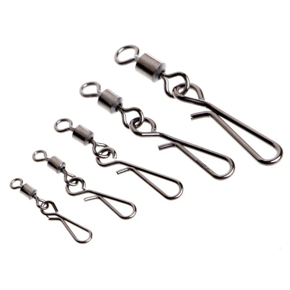 100 шт. роликовый поворотный подшипник баррель рыболовная оснастка разъем с