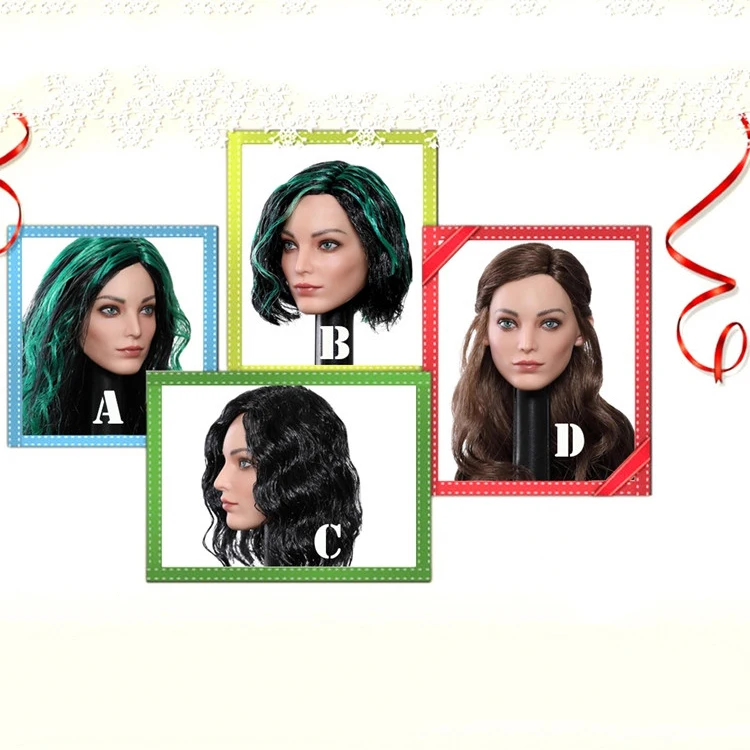 

1/6 Scale Polaris Emma Head Sculpt COWPEN NB-002D for 12in Female Action Figure Ph Hottoy Body toys NB-002 Collection