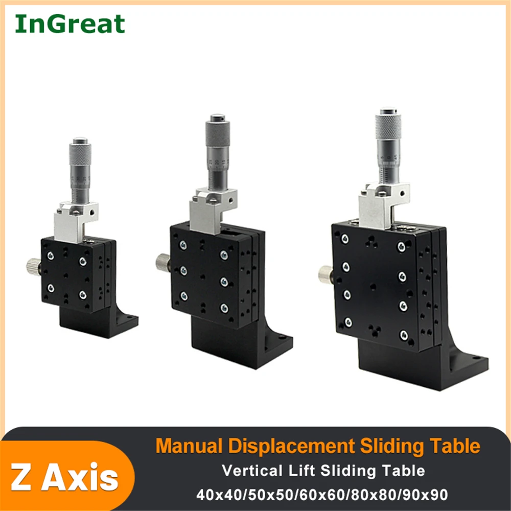 

Ручная линейная площадка перемещения для оси Z вертикальный подъемник фотографический/фотографический микрометр скользящий стол