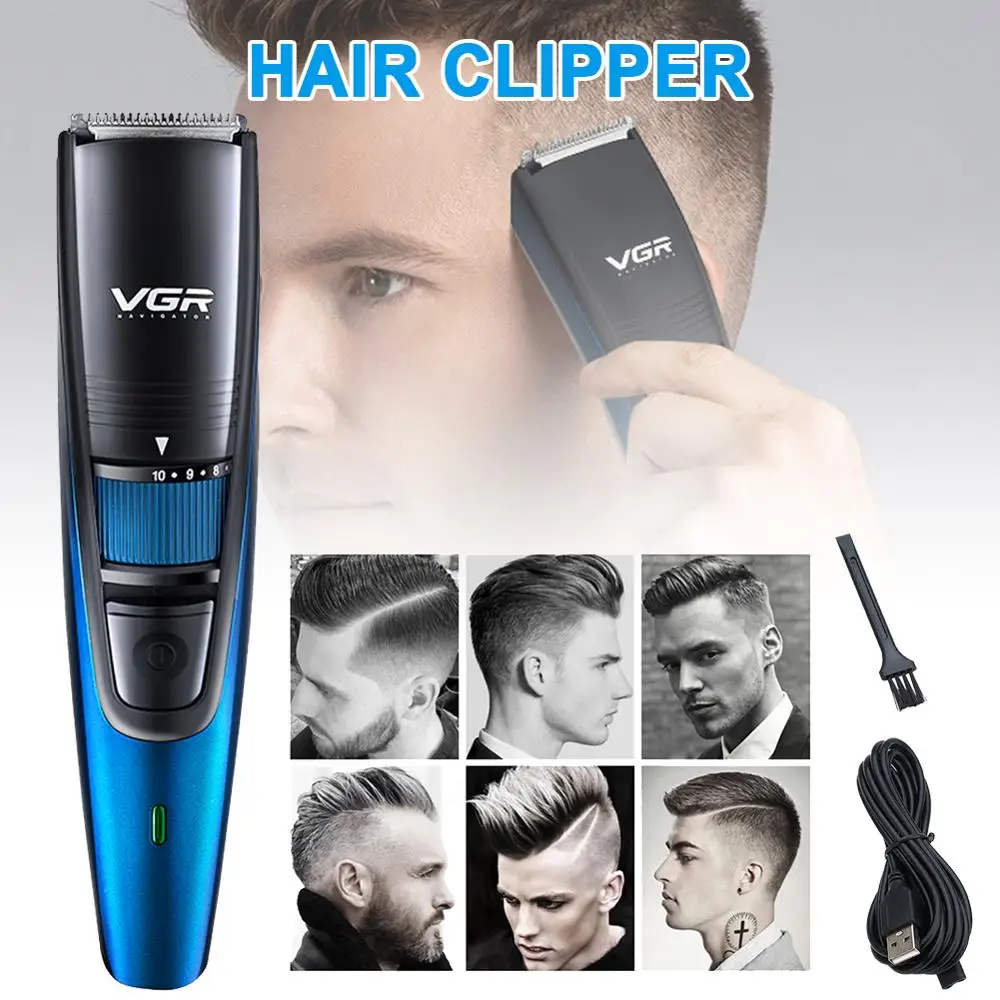 Professional Hair Clippers for Men Rechargeable Clipper Adjustable Cord Cordless Trimming Tool Razor Hairdresse | Бытовая техника