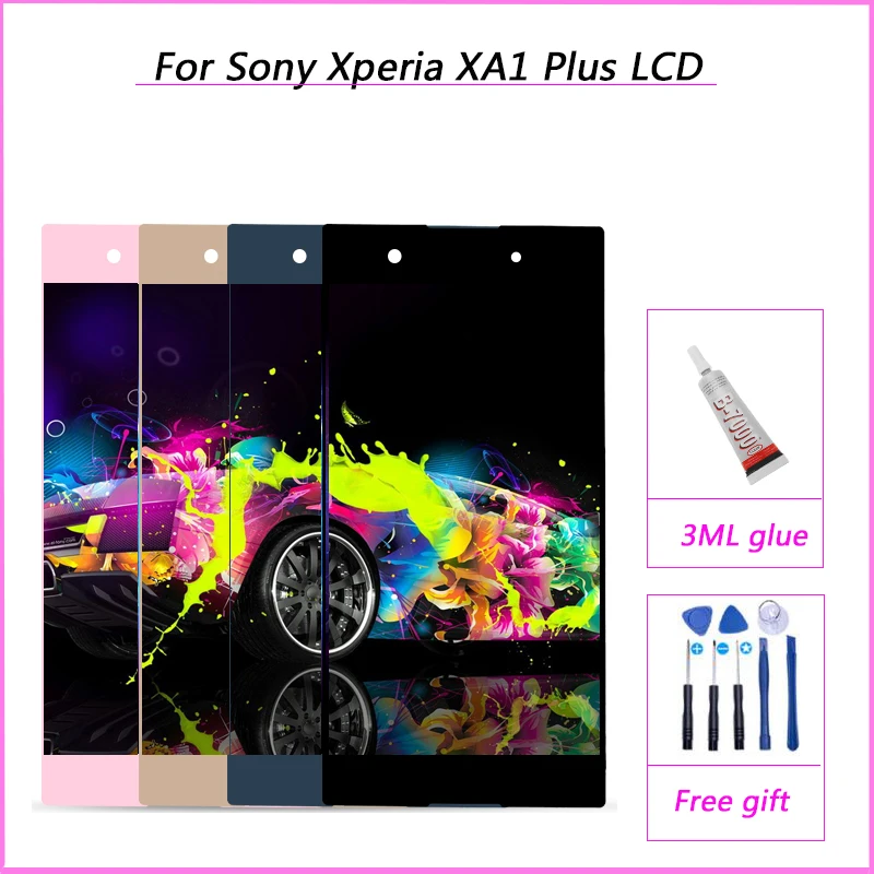 ЖК дисплей для Sony Xperia XA1 Plus G3412 G3416 G3426 G3421 G3423 экран с сенсорным стеклом и