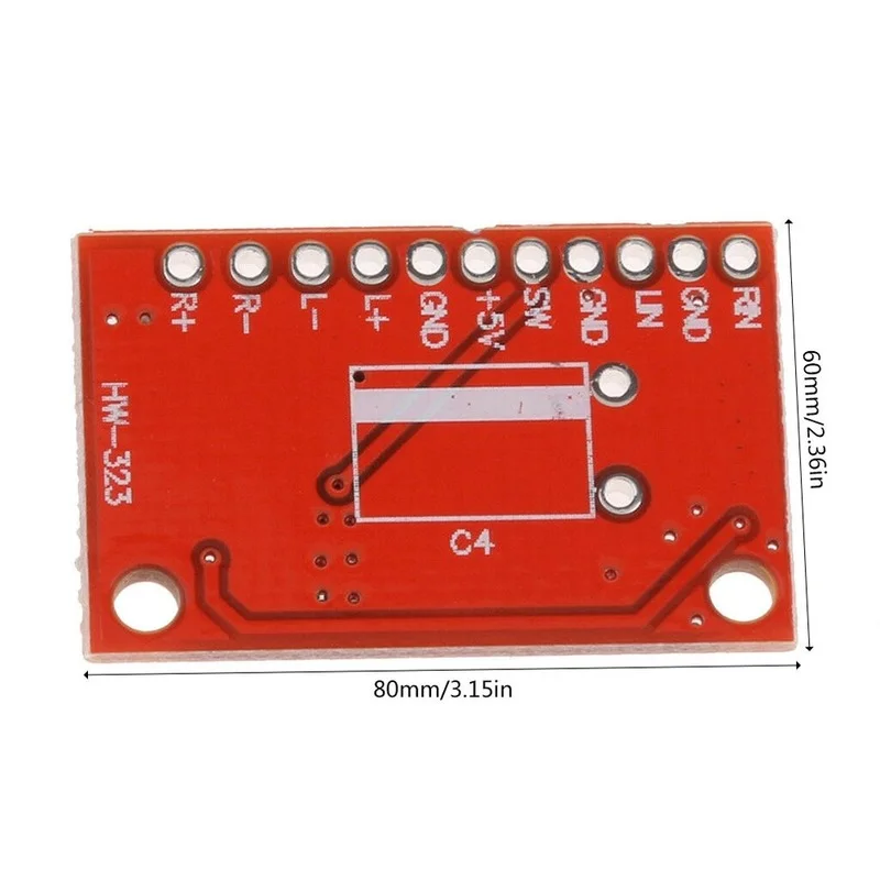 

Red Board Pam8403 Ultra-Mini Digital Power Amplifier Board Small Power Amplifier Board High Power 3W Dual Channel
