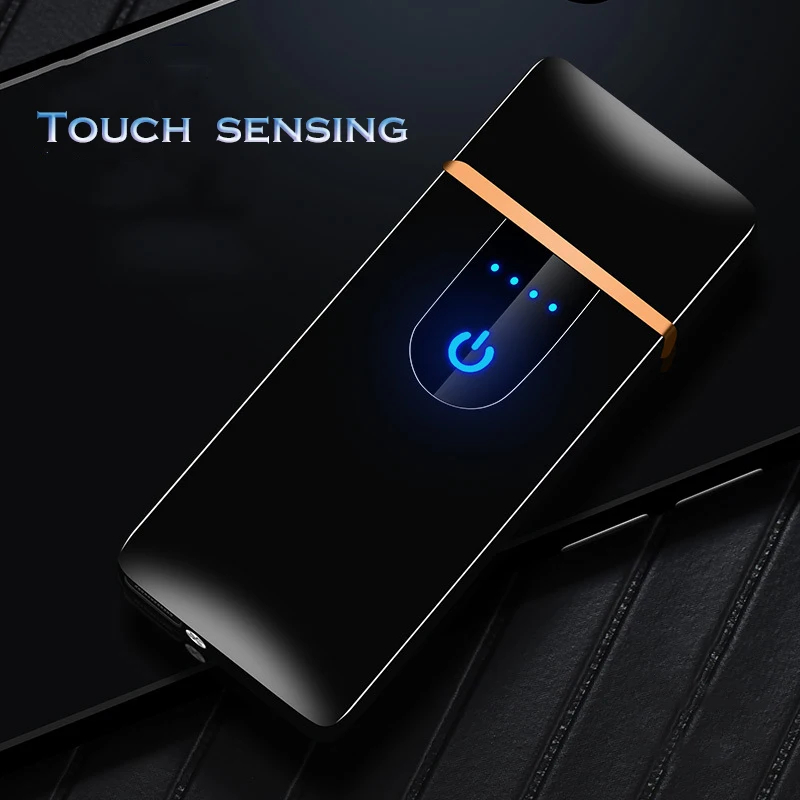 USB металлическая зарядка электрическая зажигалка Windprood электронные зажигалки