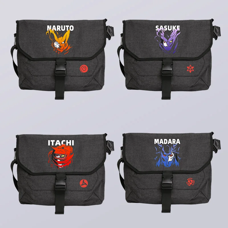 Аниме удзумаки Учиха Саске косплей Оксфорд кросс боди мессенджер Студенческая