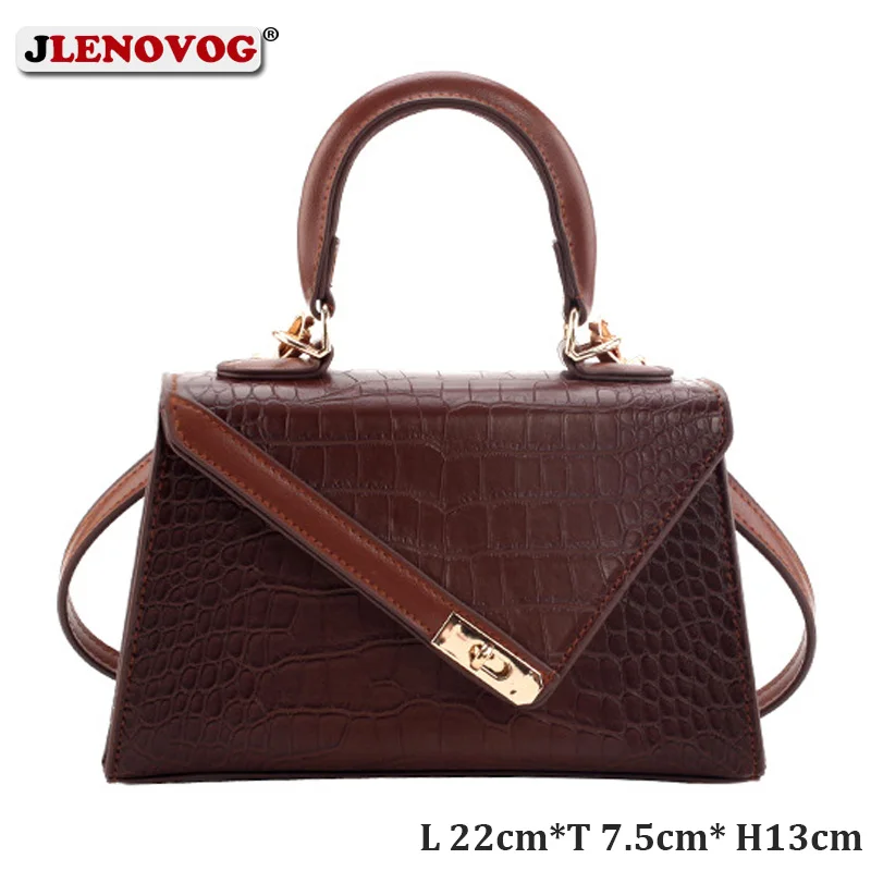 Женская маленькая сумка с верхней ручкой роскошная брендовая трапециевидной