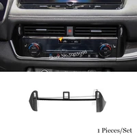 for nissan rogue x trail 2021 2022 abs carbon fiber car middle air outlet decoration cover trim interior car styling accessories
