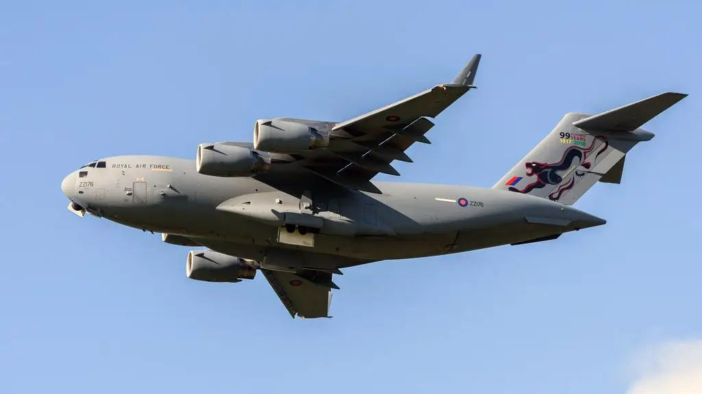 GeminiJets ROYAL AIR FORCE BOEING C-17 GLOBEMASTER III ZZ176 1/400 diecast plane model aircraft |