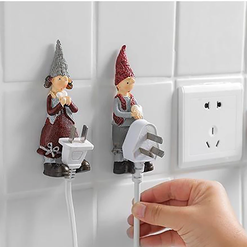 Декоративный крючок из смолы с мультяшным медведем для домашнего хранения