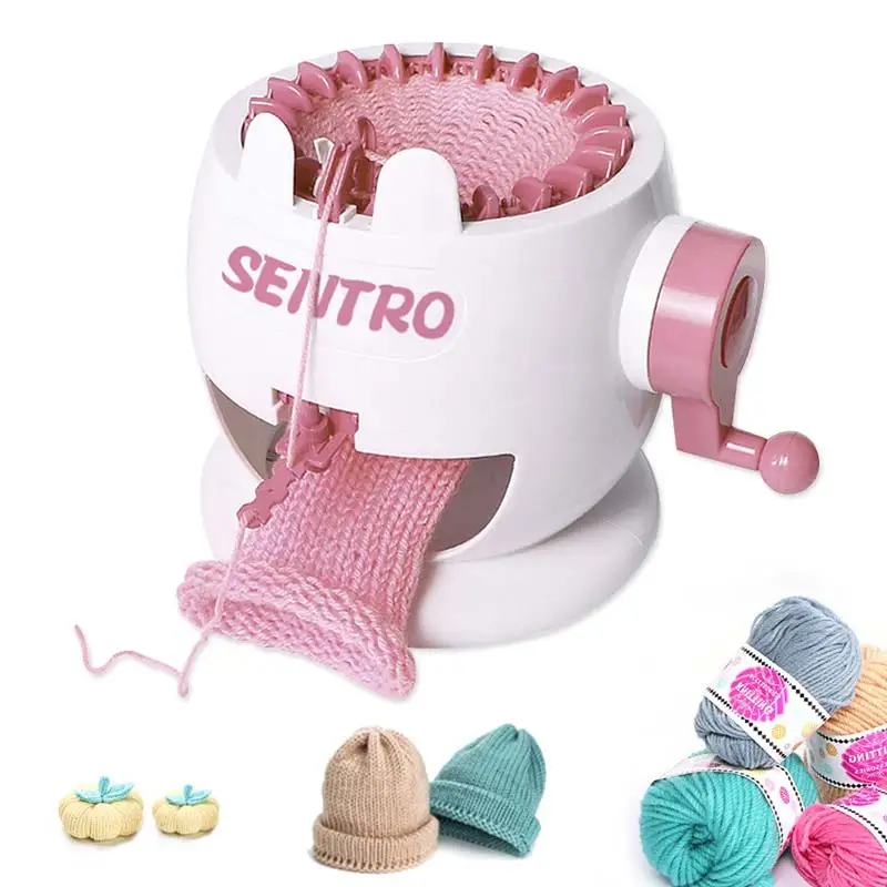 

DIY hand loom hat knitting machine knitting gloves socks DIY knitting tools