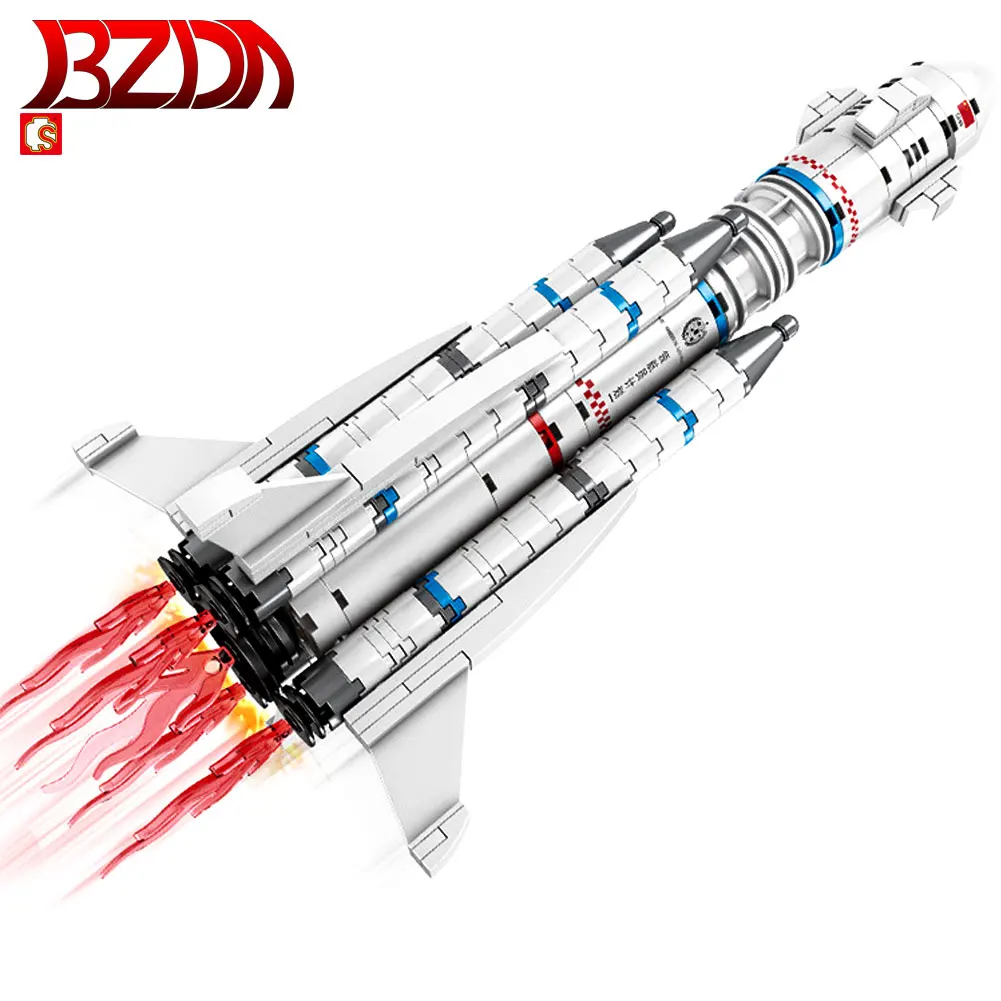 BZDA Pilot Launch строительные блоки для автомобилей 332 PCS Moc Space Rocket Aviator игрушки детские