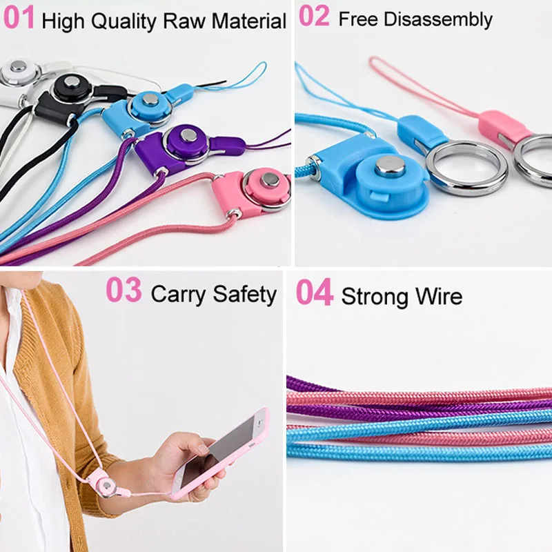 Многофункциональная верёвка для мобильного телефона Samsung Galaxy S6 S7 Edge Plus iPhone 6 с