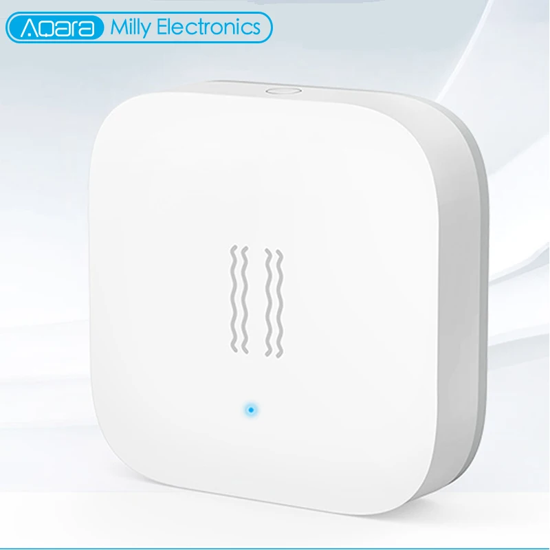 Умный датчик движения Aqara Zigbee виброобнаружения удара работает с приложением Mi