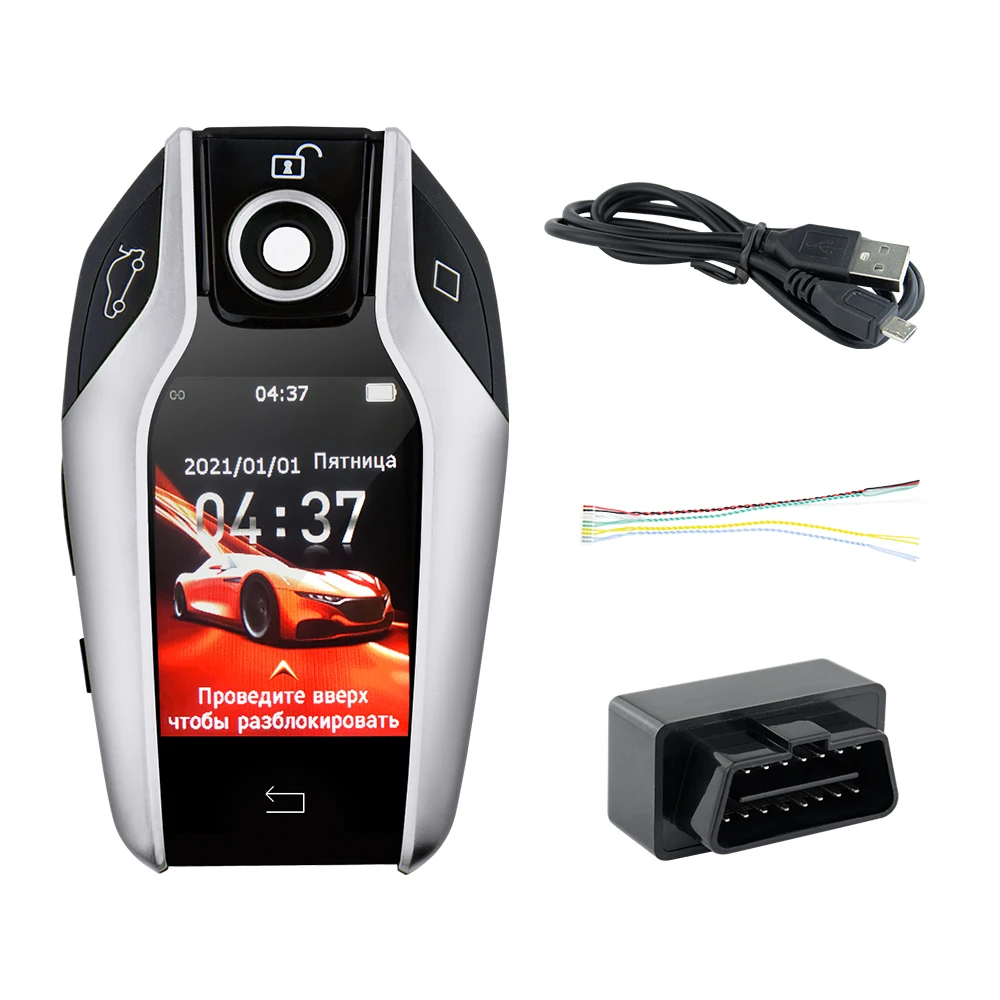 TK800 универсальный модифицированный автомобильный бутик Smart Remote Key ЖК-экран для