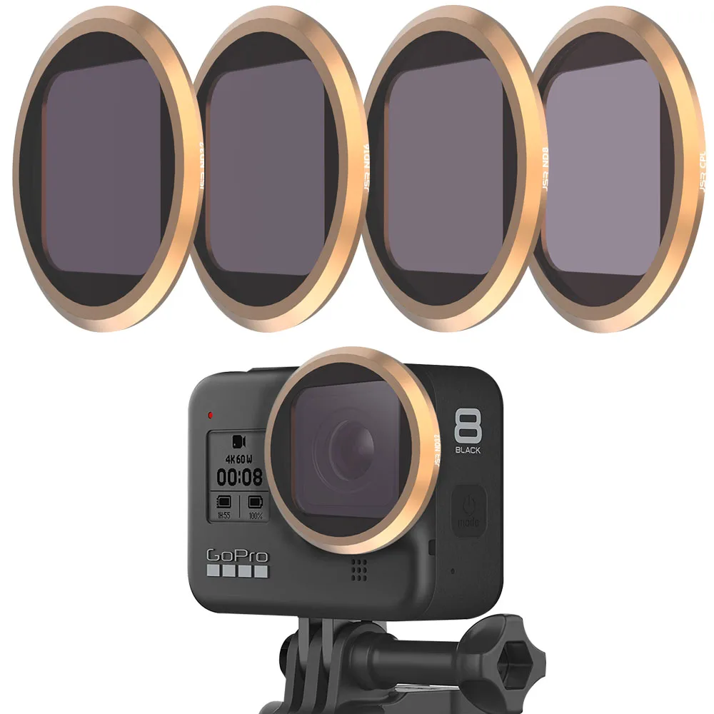 Спортивные аксессуары для Gopro Hero 8 черный фильтр объектива Hero8 фильтры