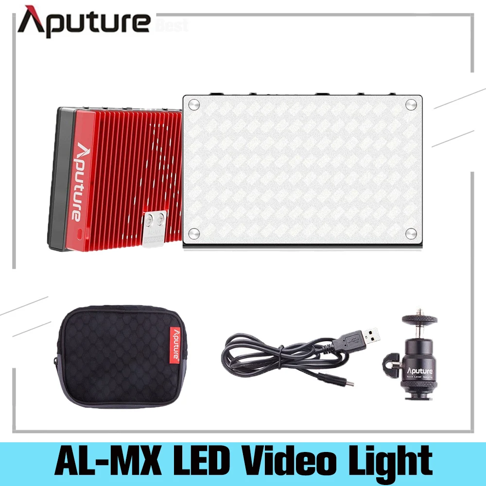 Aputure Amaran AL MX небольшой Pro светодиодный на Камера видео светильник TLCI/ультратонкое