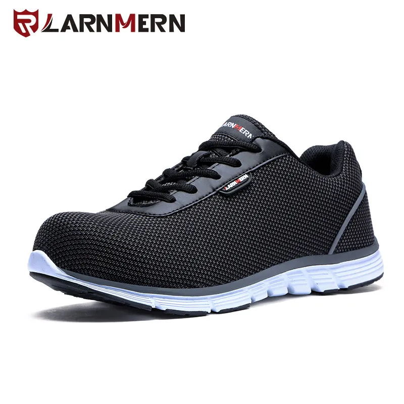 LARNMERN Steel Toecap/безопасная обувь Легкая безопасная Нескользящая Мужская