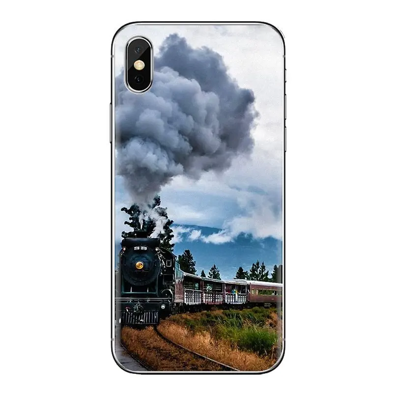 Поезд с паровозом старый поезда для samsung Galaxy S3 S4 S5 мини S6 S7 край S8 S9 S10 Plus Note 3 4 5 8 9