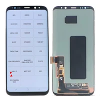 100 original amoled lcd for samsung galaxy s8 plus display g955 g955f sm g955fds lcd touch screen digitize assembly with dots