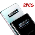 Пленка на объектив камеры 2 шт.лот, закаленное стекло для Samsung Galaxy S10 Plus S10e S9 S8 Plus S7 Edge Note 9 8, Защитная крышка для экрана объектива