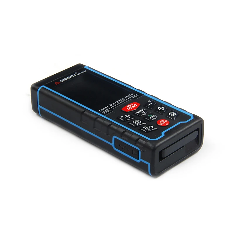 Цветной экран 120 м лазерный дальномер футов измерительная лента с