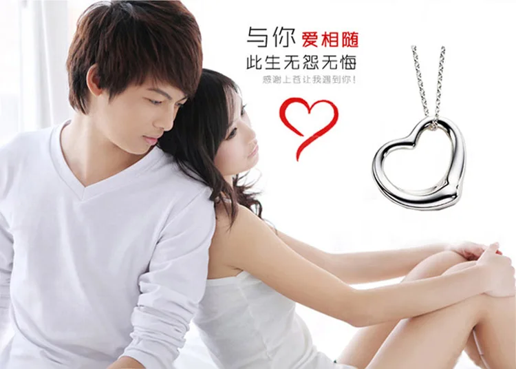 Новое украшение серебряного цвета ожерелье женское простое Стильное с кулоном в