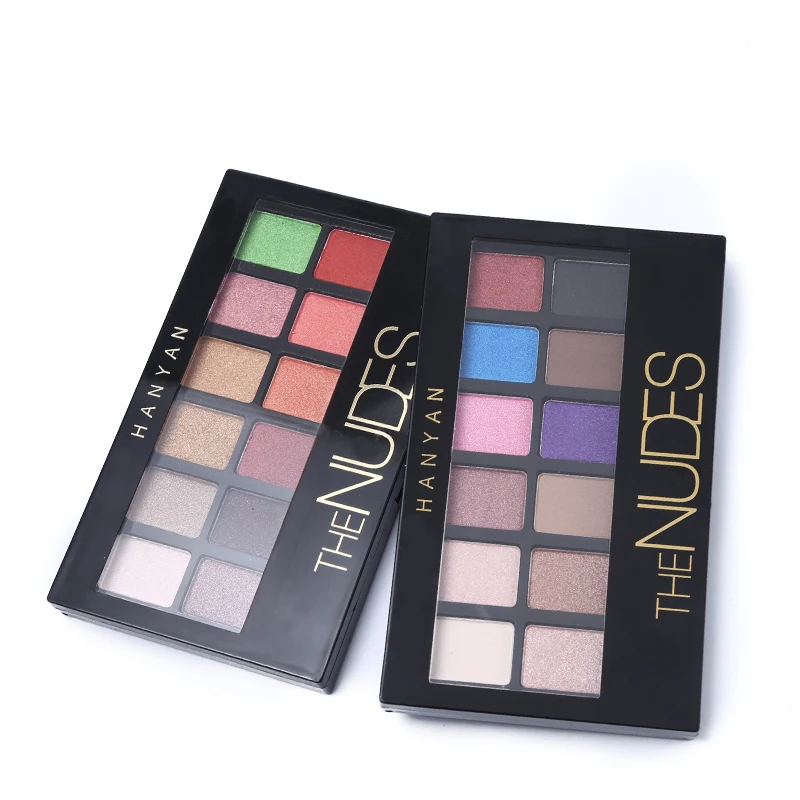 Ucanbe 12 видов цветов Тени для век телесного цвета палитра макияжа водостойкие