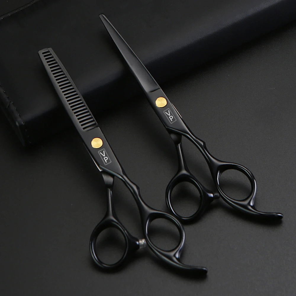 

6 Inch Professional Hairdressing Scissors Set Japan 440C Hair Scissors 6"Cutting Thinning Scissors Styling Scissors/Shears Kits