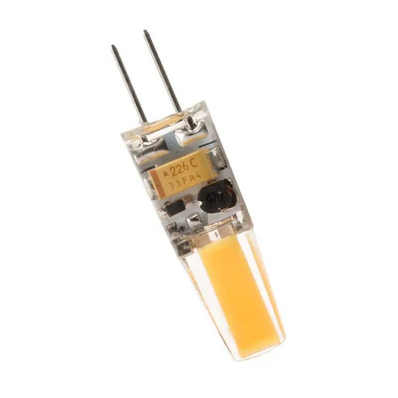 10 шт./лот Dimmable G4 удара лампа 6 Вт AC/DC 12V 220V COB SMD LED регулируемой яркостью лампы