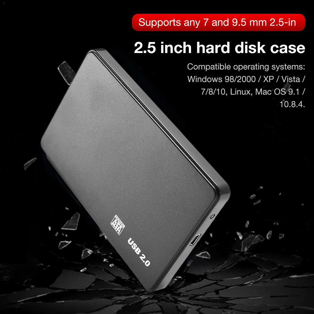 Корпус для жесткого диска 2 5 дюйма корпус Sata на USB SSD USB3.0 0 чехол мобильного