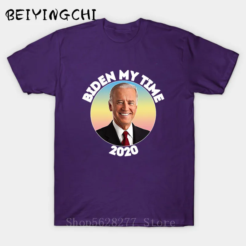 Новинка 2020 футболка Джо биден из США одежда с флагом Трампа рубашки президента