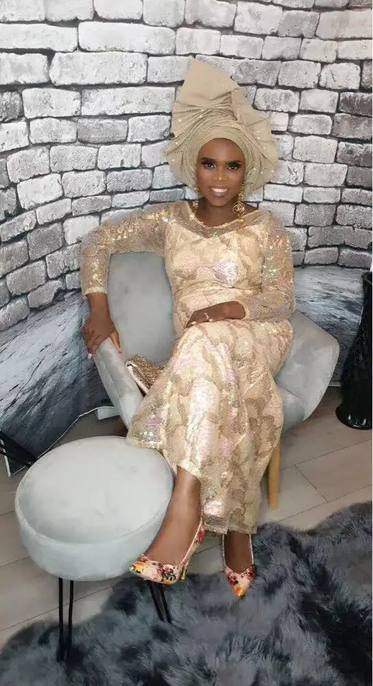 Новая мода сложный дизайн Африканское сухое кружево желтая французская сетка с