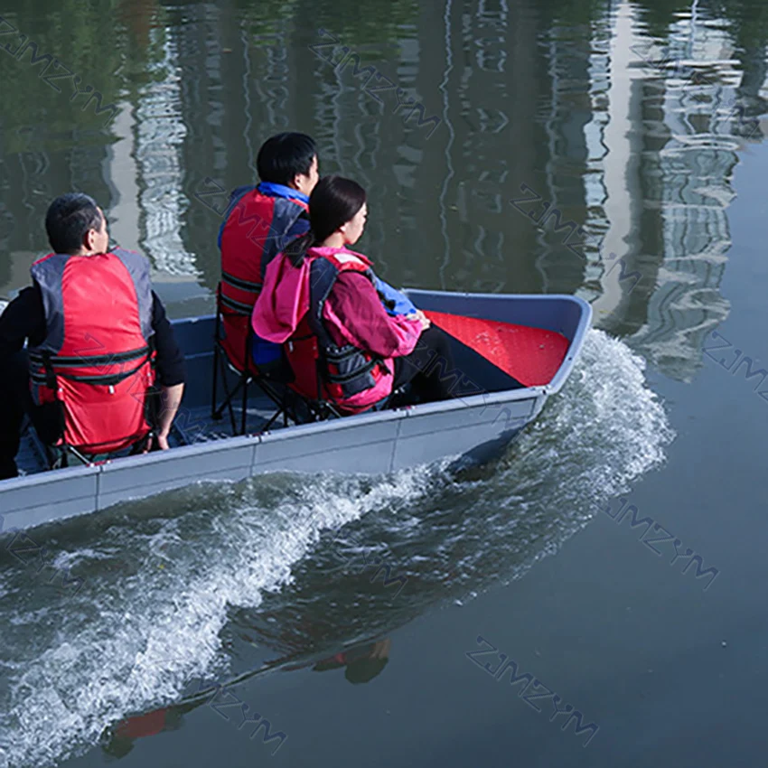 2 3/2 8 м Складная рыболовная лодка портативная гребная из полипропилена