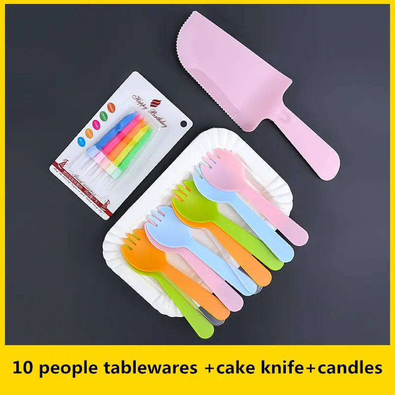 Cakelove набор одноразовых столовых приборов для торта вечерние принадлежности