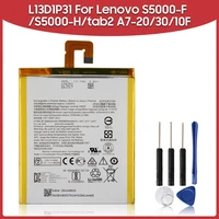 original replacement battery 3450mah l13d1p31 for lenovo s5000 fs5000 htab2 a7 203010f tablet batteries
