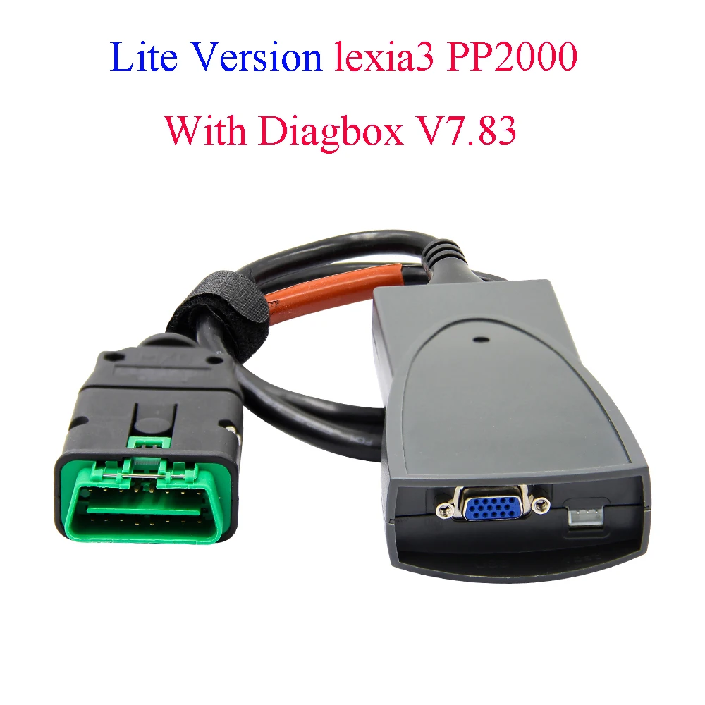Lexia3 полный чипы Diagbox V9.68 с 921815C Lite версия Lexia 3 PP2000 V48V25 OBD2 сканер для Citroen/Peugeot