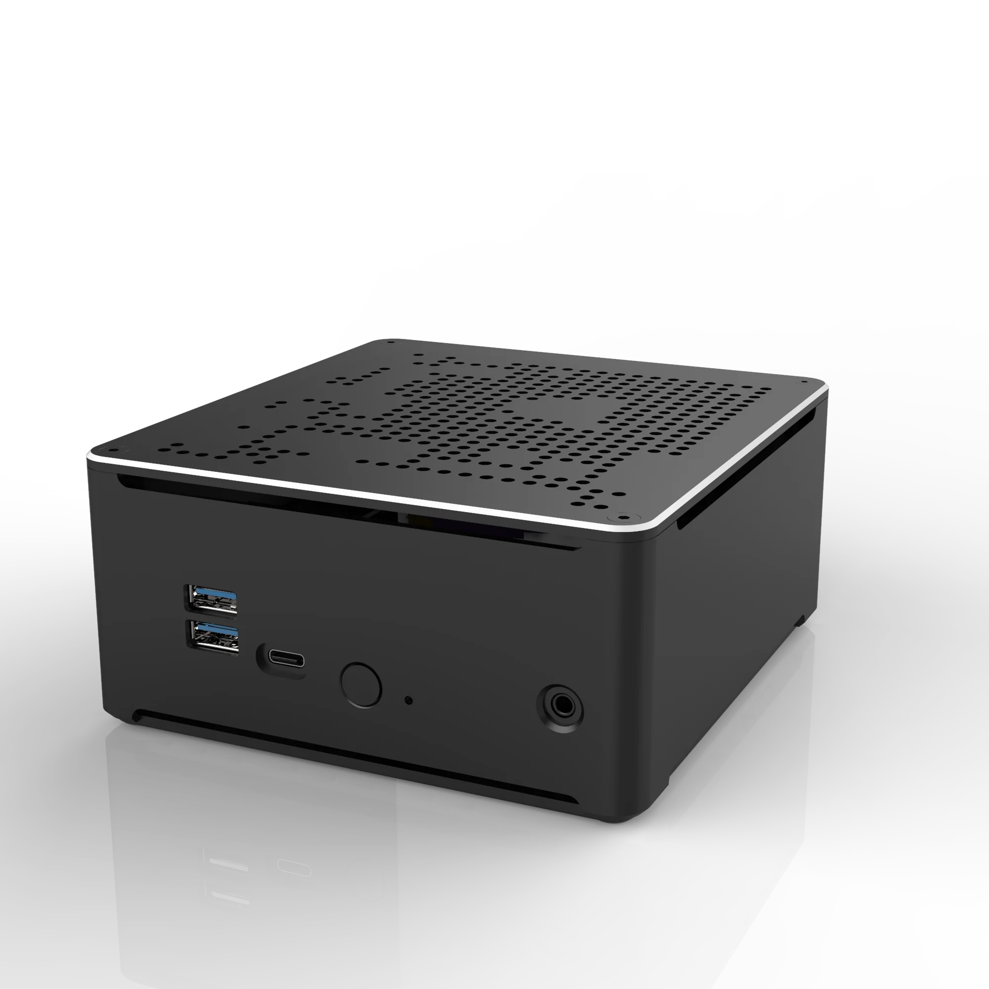 Verkaufen 9th Mini PC Core I9 9880HK 8950HK 4K HD Windows 10 Pro Client ECC Desktop Linux Tiny Gaming Computer Typ-c USB 3,1 NGFF PCIE