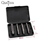 Набор экстракторов 4 шт 5 шт высокопрочная сталь HSS4241 для удаления сломанных болтов шурупов винтов хорошая помощь при деффект