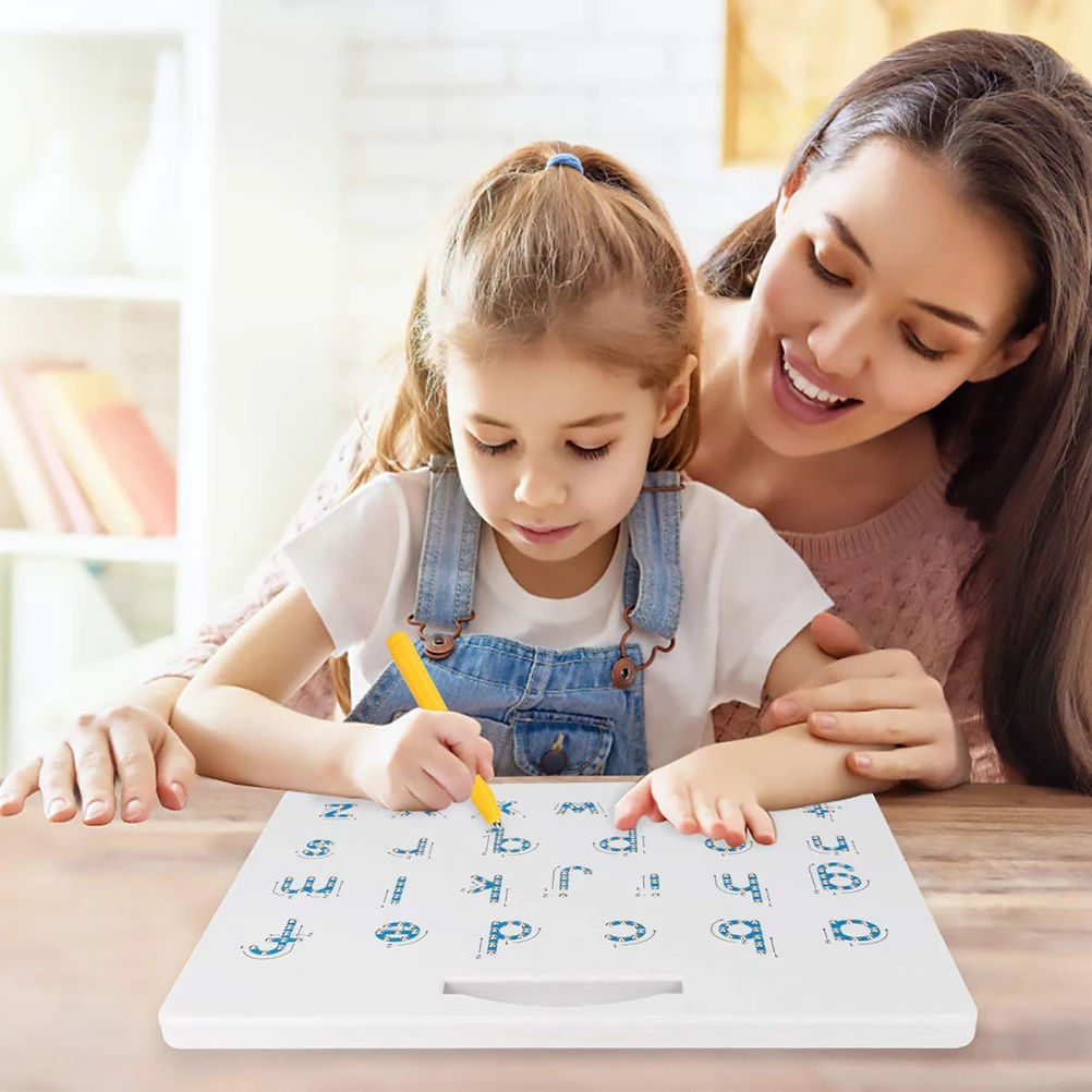 Двусторонняя магнитная доска для рисования с английским алфавитом детская