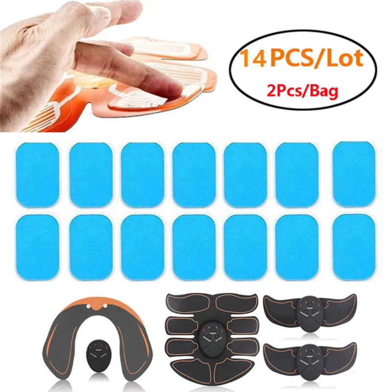 14 шт. ABS стимулятор для тренировки замена гелевых листов подушечки мышц живота