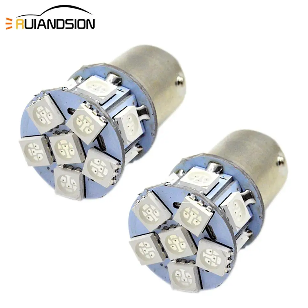 Светодиодная лампа для мотоцикла велосипеда автомобиля 6 в 1156 5050 BA15S|auto light|car lampba15s