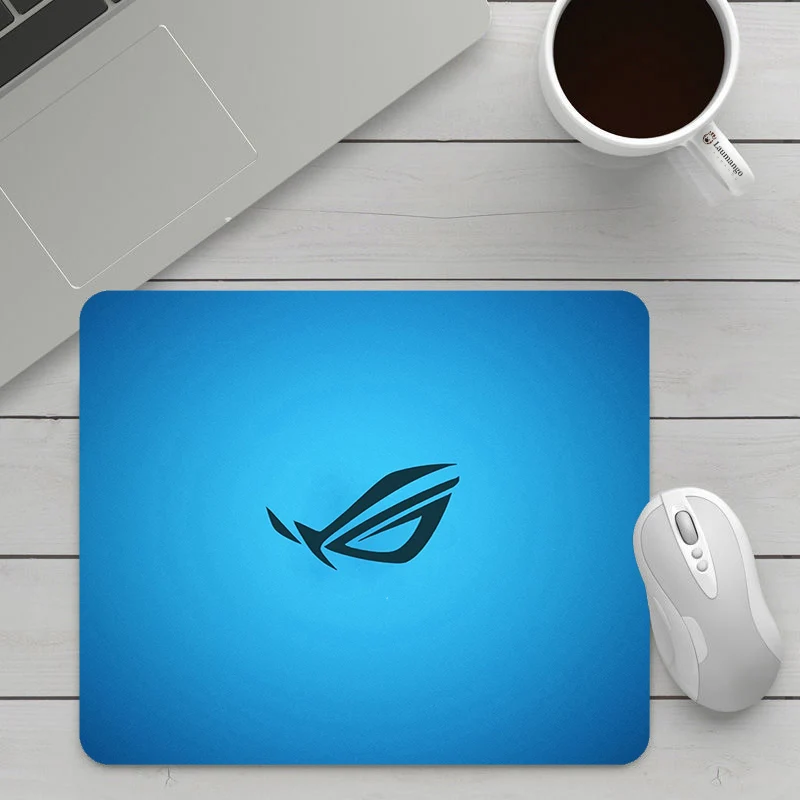 

Small Mouse Pad With Logo of ASUS for Office Workers and Gamers Gaming Computer Table Stitch Mousepad Gamer Rug Non-slip Mat