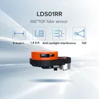 Roborock LDS01RR Высокоточный открытый TOF lidar навигация Предотвращение препятствий ROS сопоставление диапазона lidar сенсор USB интерфейс