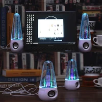 usb wired computer speakers for pc laptop multimedia loudspeakers not bluetooth speaker mobile phone water dance colorful lights