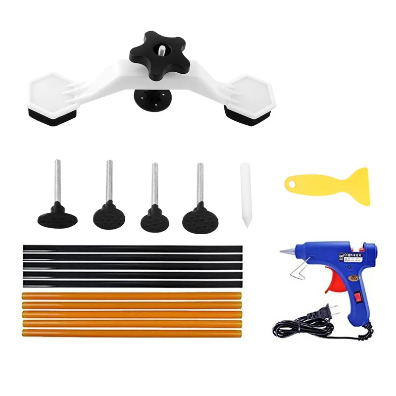 

Auto Sheet Metal Pit Repair Tools Pull Bridge Glue Gun Glue Stick Mini Set Personal DIY Body Depression Repair