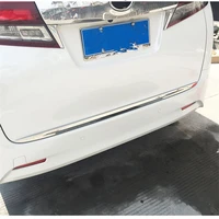 welkinry for toyota alphard vellfire ah30 2015 2016 2017 2018 2019 2020 stainless steel rear tail box gate back door lower trim
