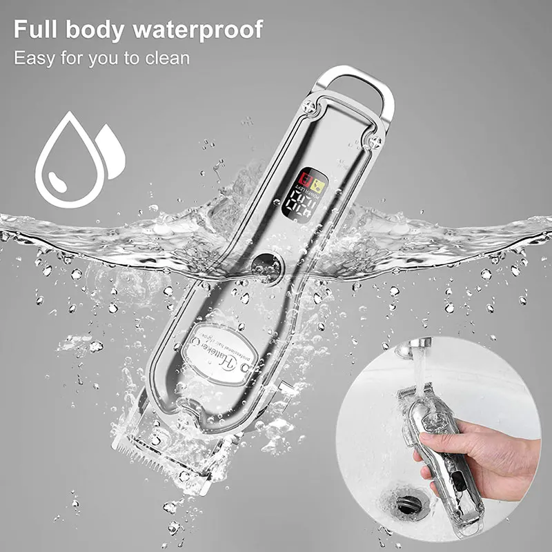 Профессиональный парикмахерский триммер для волос IPX7 мощная электрическая