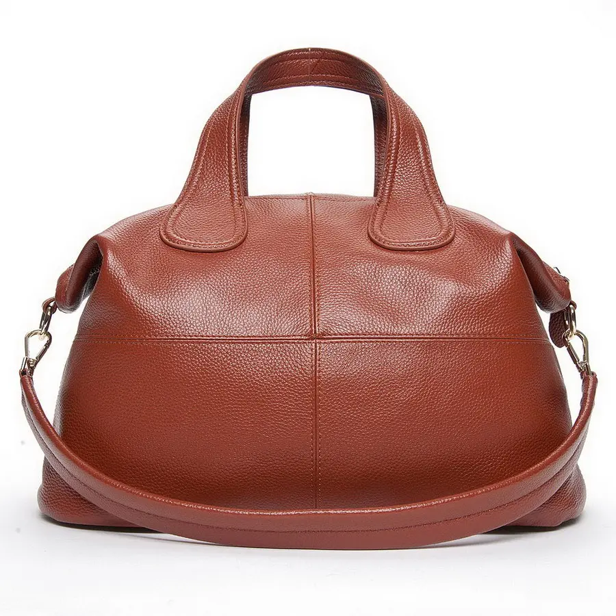 Женская сумка ZENCY из 100% натуральной воловьей кожи большие размеры|brand handbags|handbag